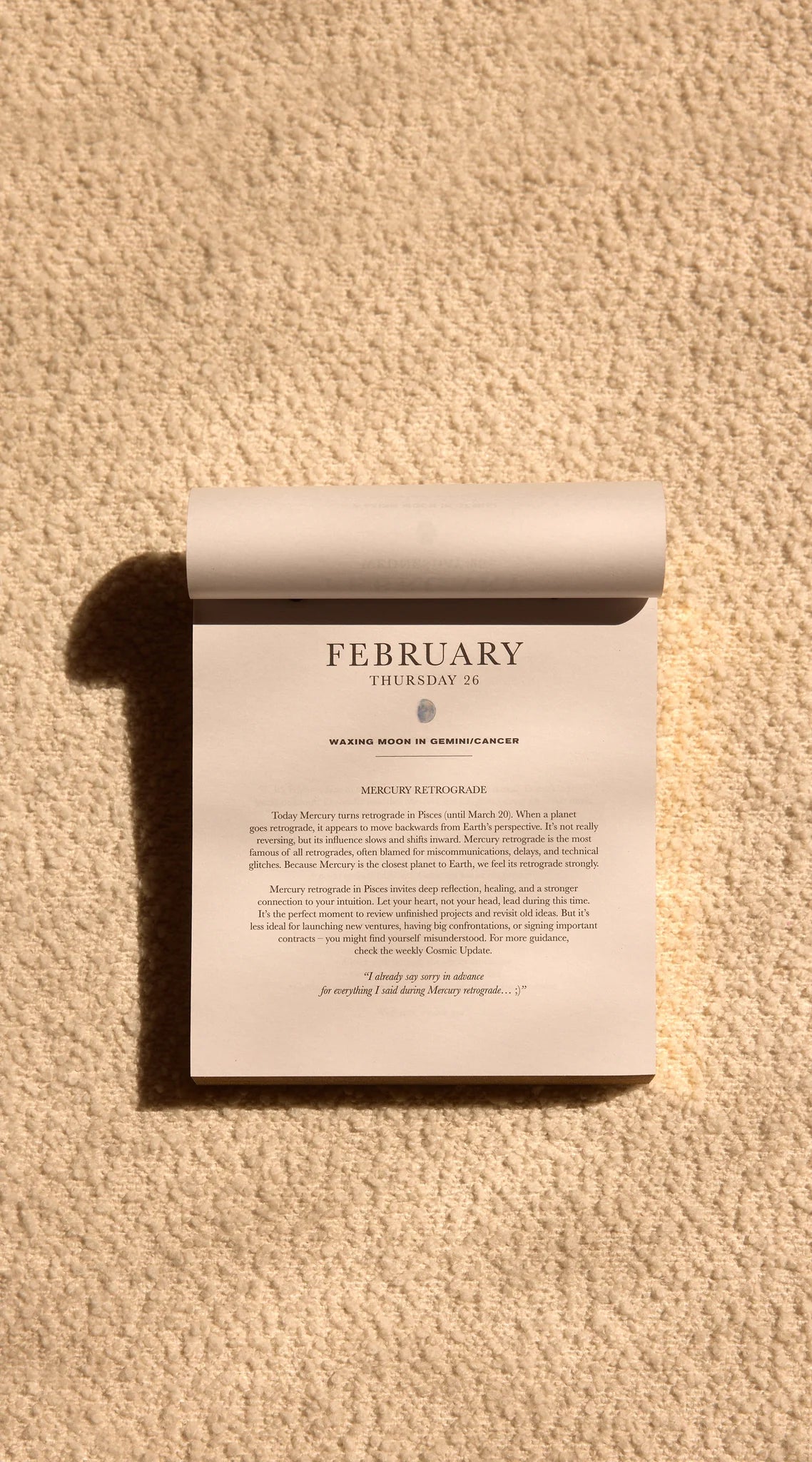 Moonsisters - Limited edition Moon Calendar 2026