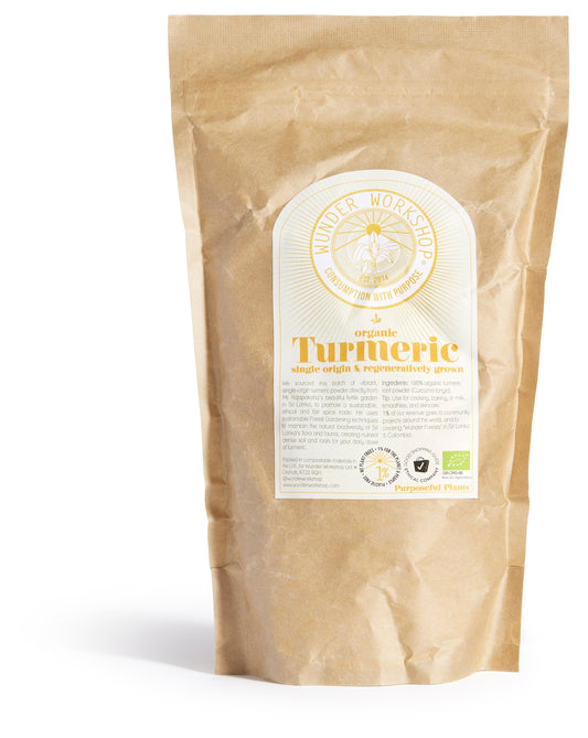 Golden Turmeric Powder 500g - Organic & Single-Origin (Sri Lanka)