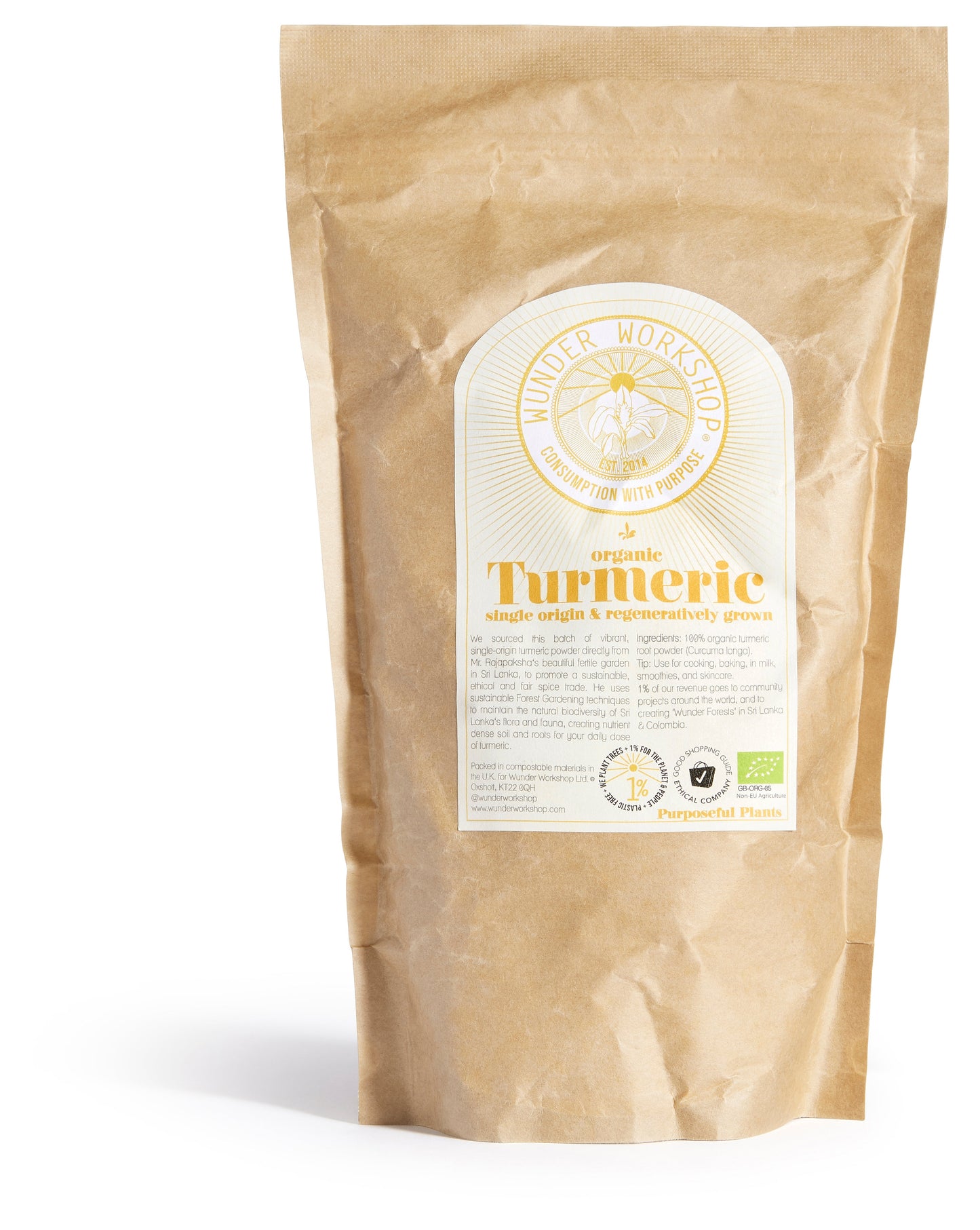 Golden Turmeric Powder - Organic & Single-Origin