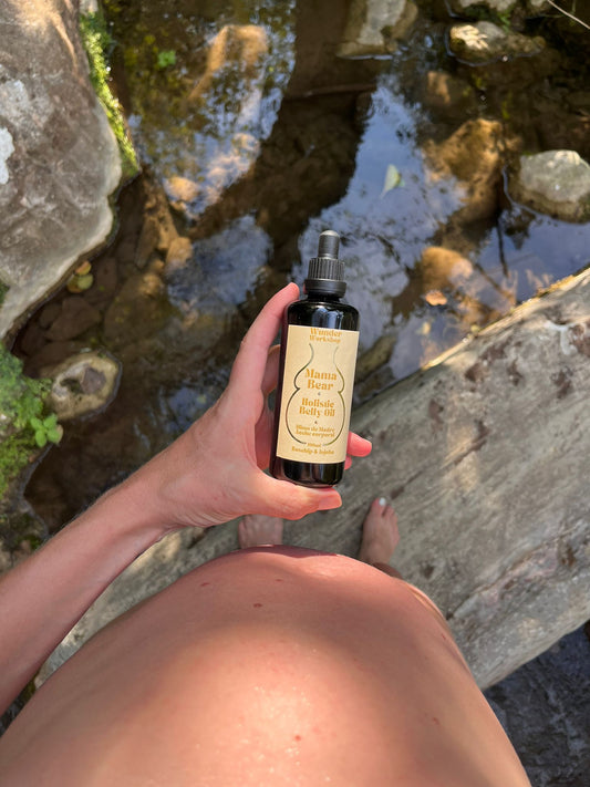 Pregnancy belly oil. stretch-mark prevention oil. natural