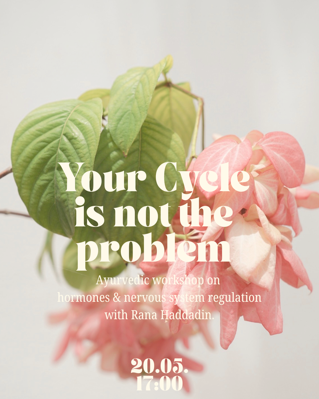 'Your Cycle Is Not the Problem' with Rana Haddadin / 20.05.26