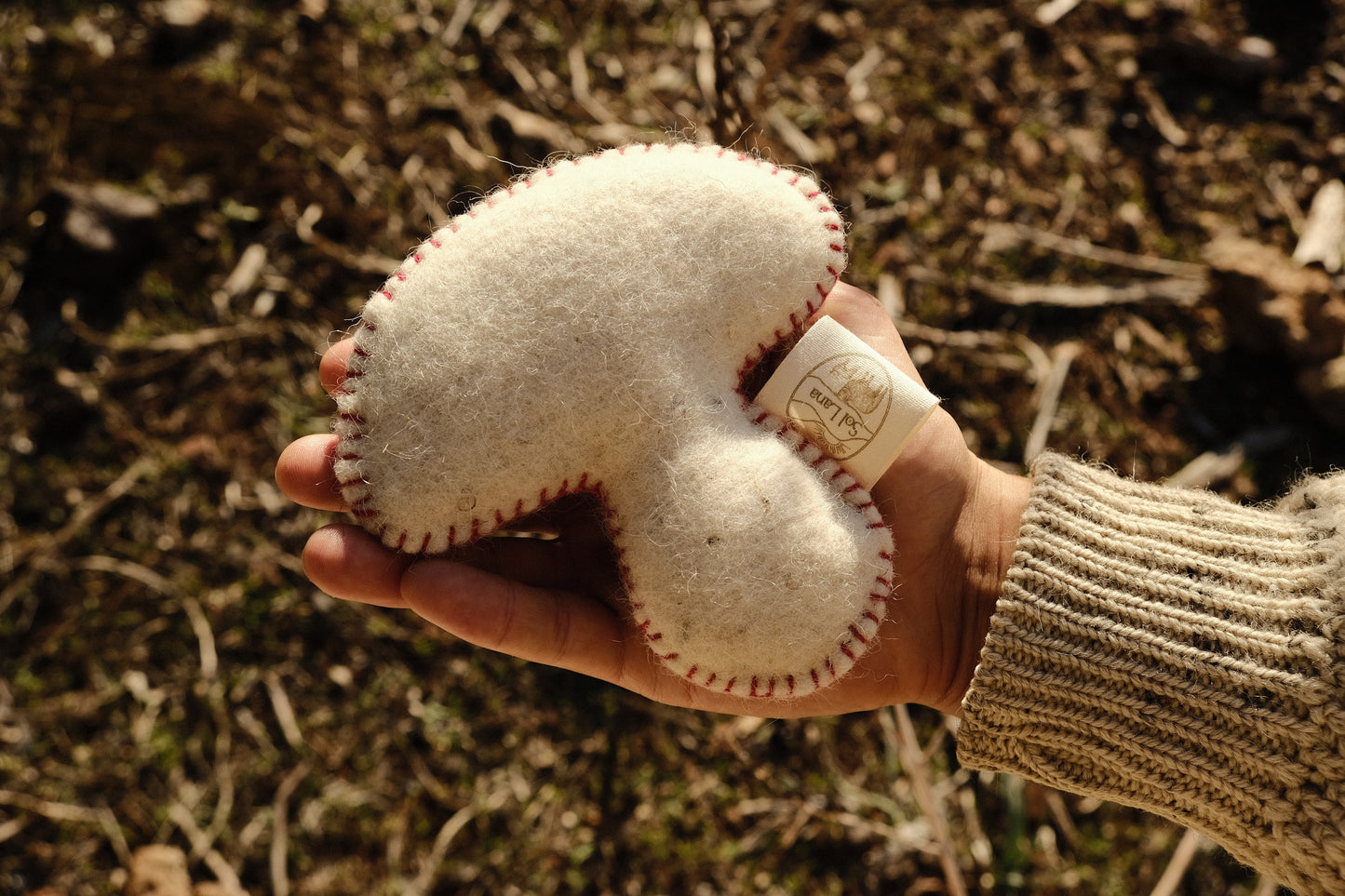 Sol Lana Woollen Mushroom Toy