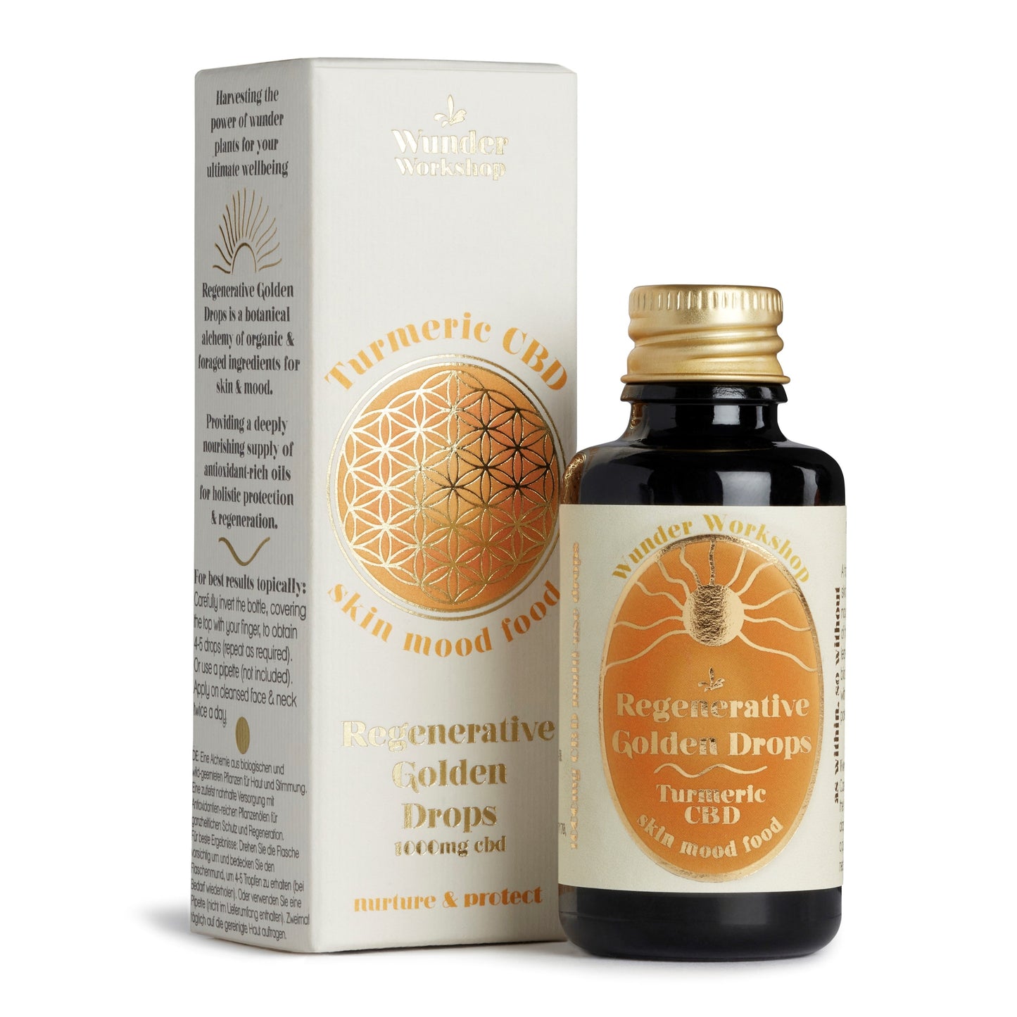 Curcuma CBD - Golden Drops régénérant (1000mg CBD)